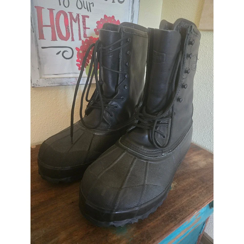 Lacrosse Iceman 10 Black Mens Winter Boots Insulated Pac Boot 600008 Size 9